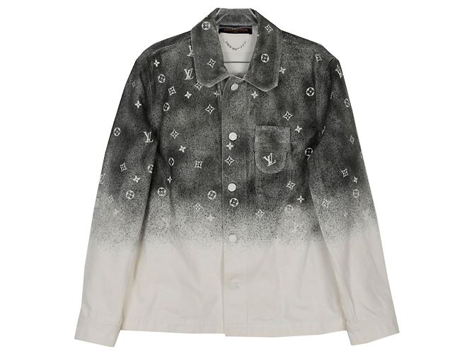 Louis Vuitton Gradient Arbeitshemd Größe Braun 
