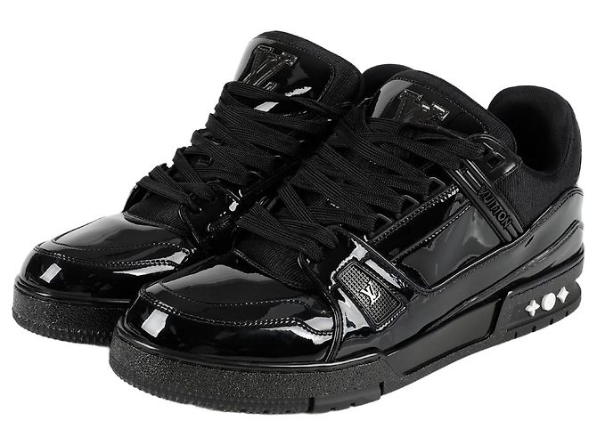 Louis Vuitton Größe Trainer Sneakers Schwarz