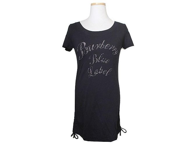 Burberry T-Shirt mit Blue Label Schriftzug Schwarz