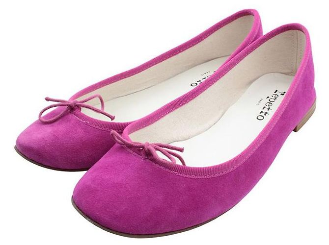 Repetto Sapatilhas de camurça roxa Roxo