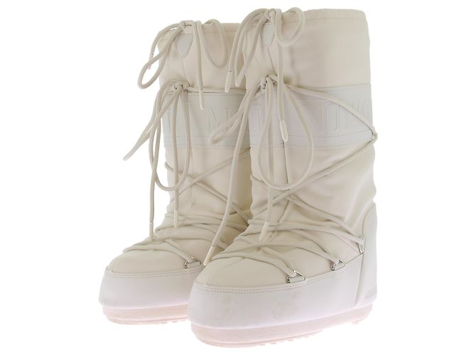 Autre Marque MOON BOOT Stiefel Creme Beige