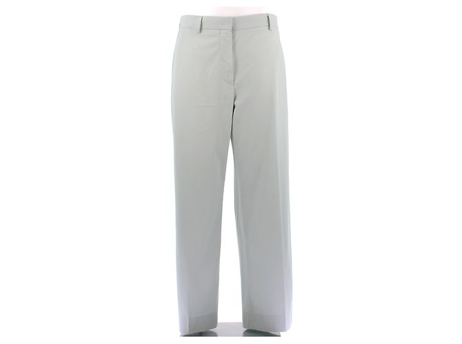 Pantalones Dries Van Noten Verde agua de algodón