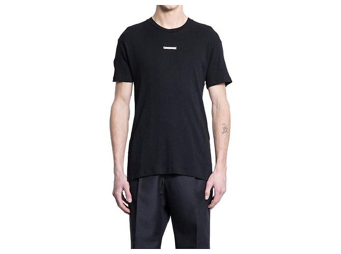 Maison Martin Margiela Name Tag T-Shirt Schwarz