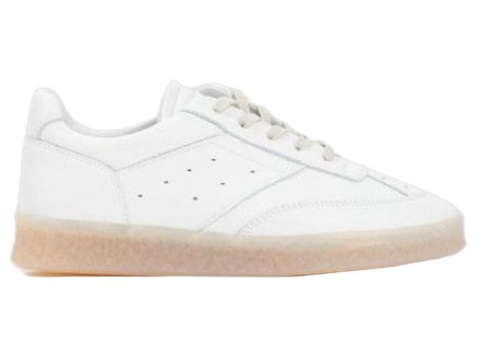 Maison Martin Margiela Ledersneaker Weiß
