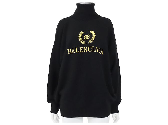 Balenciaga Strickpullover Schwarz 