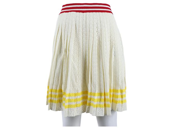 Gucci Adidas Strickrock Weiß