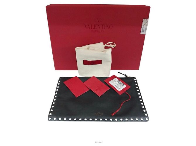 Valentino Clutch Rockstud Nero