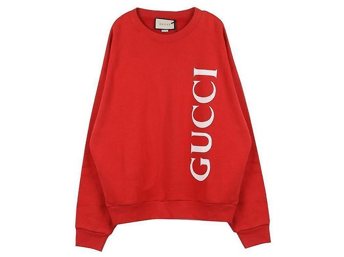Gucci Sweatshirt mit Logo Rot 