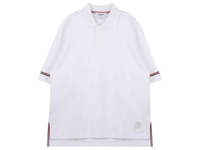 Thom Browne Polo da uomo Bianco 