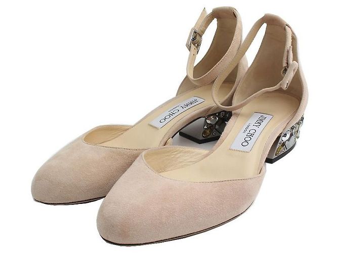 Jimmy Choo Sapatos de tornozelo bege Marrom