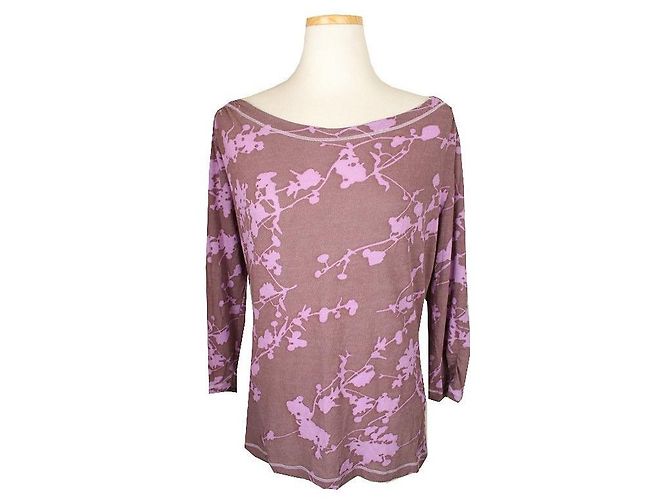 Kenzo Top mit Cocoa Pink Print 