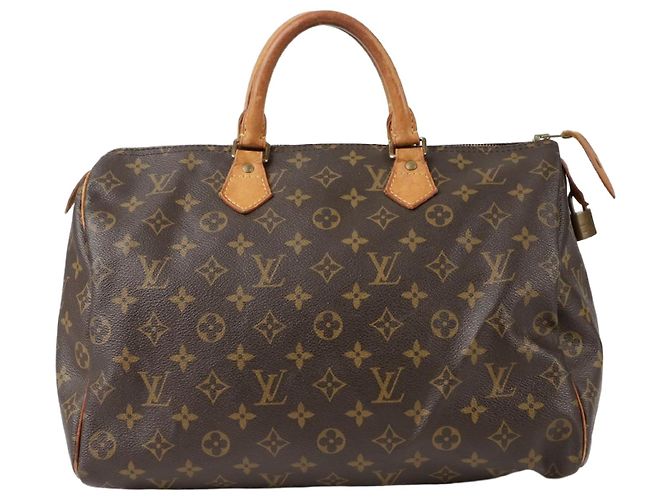 Louis Vuitton Bolsa Tote Speedy Marrom