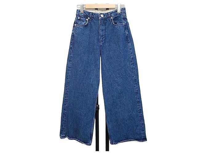 Rag & Bone Jeans anchos Azul 