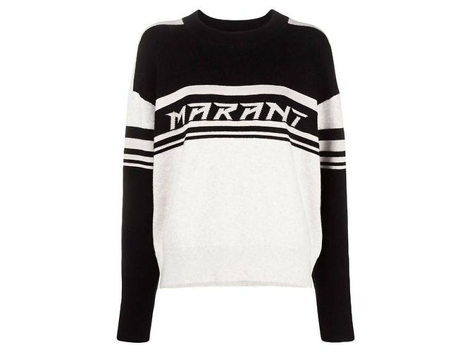 Isabel Marant Baumwollpullover Schwarz 