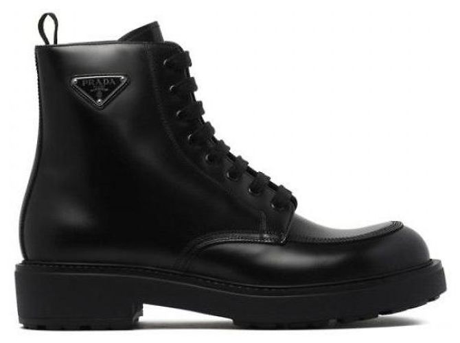 Prada Brushed Leather Boots