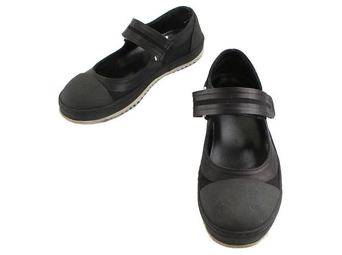 Marni Sneakers Velcro bicolore nere Nero