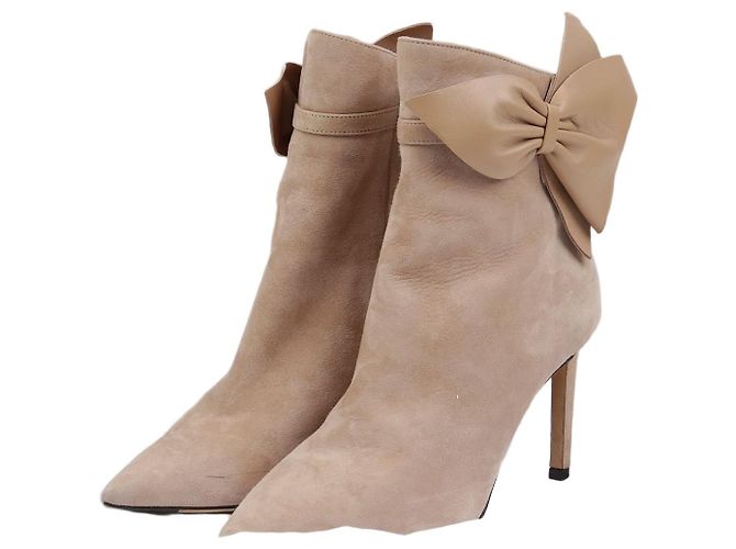 Jimmy Choo Riemen-Stiefeletten Größe Pink