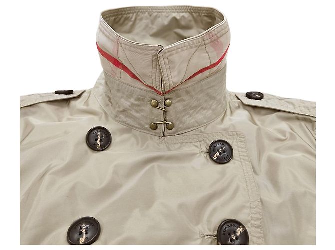 Burberry Brit Trench Coat Beige Brown