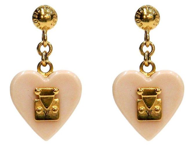 Louis Vuitton Orecchini in oro Lockme Heart D'oro