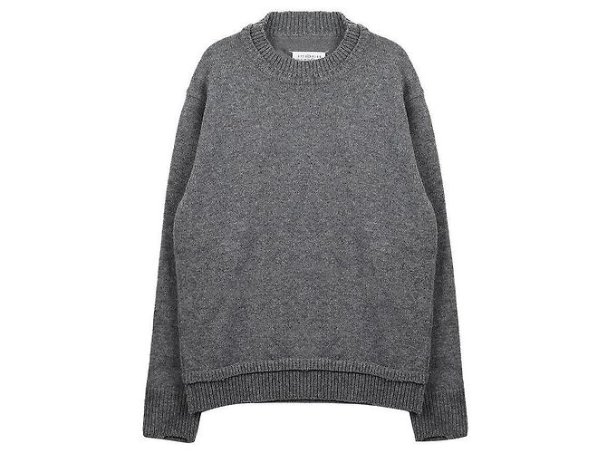 Maison Martin Margiela Pullover mit Ellbogen-Patches Braun