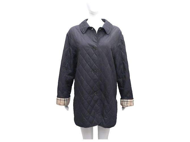 Burberry Jaqueta acolchoada feminina Preto