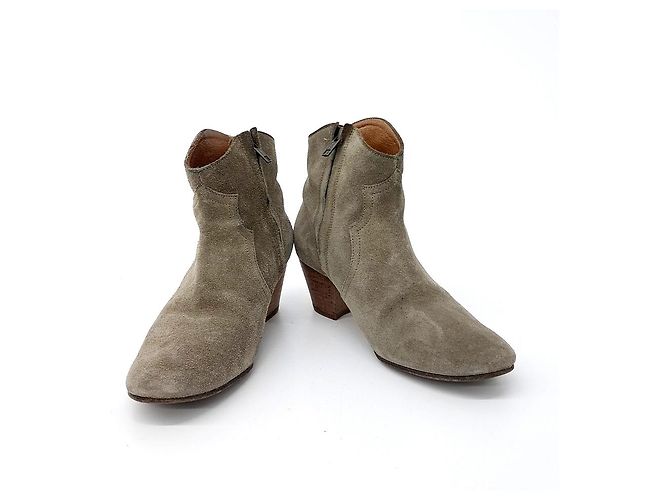 Isabel Marant Étoile Suede Boots Brown