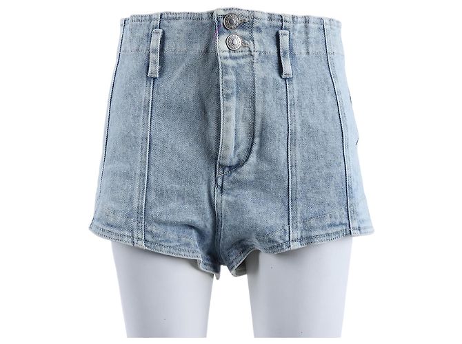 Isabel Marant Denim Half Pants Blue