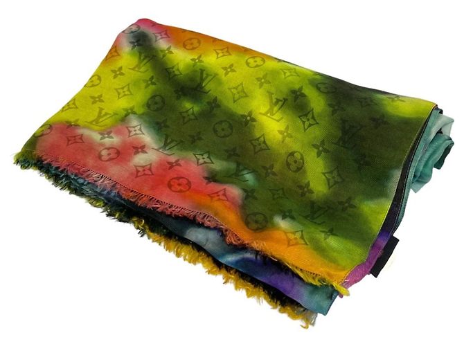 LOUIS VUITTON Etoile Monogram RGB Grande Sciarpa Multicolore Donna
