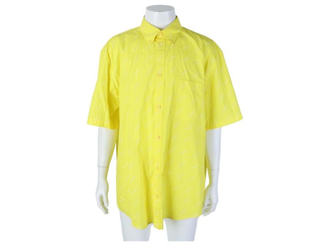 Camicia Balenciaga Giallo