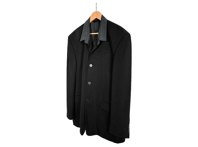 Balenciaga Giacca Blazer Ibrida da Uomo Nera Nero