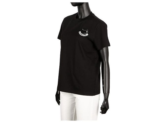 T-shirt a maniche corte con logo Moncler Nero 