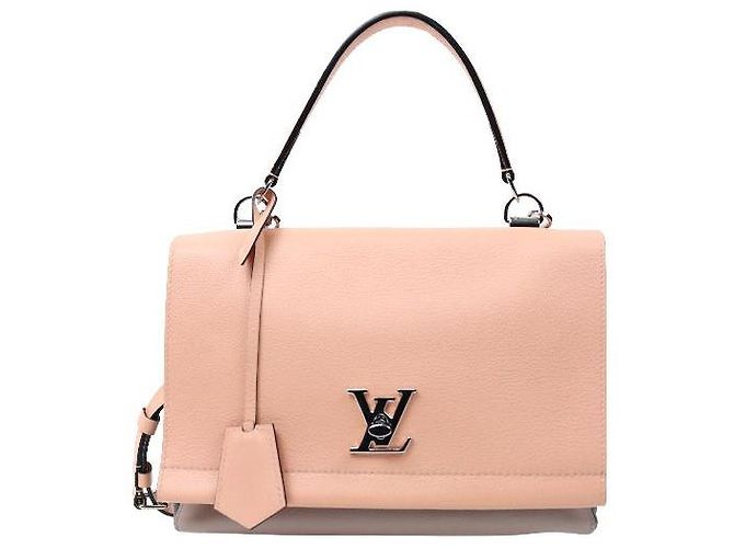 Louis Vuitton Two-Tone Lock Me Bag Pink