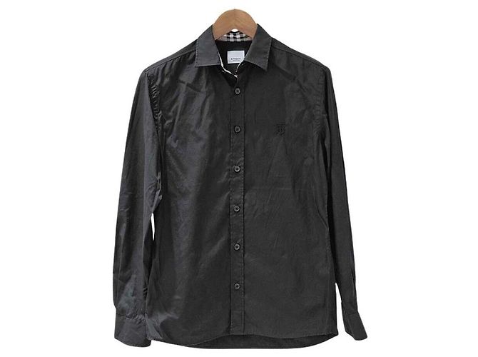 Burberry Langarmhemd Schwarz