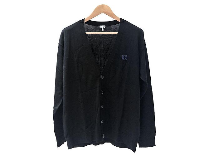 Loewe Wool Cardigan Black