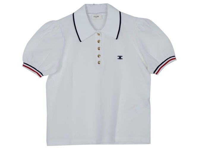 Céline Polo Triofee Taille XS Blanc