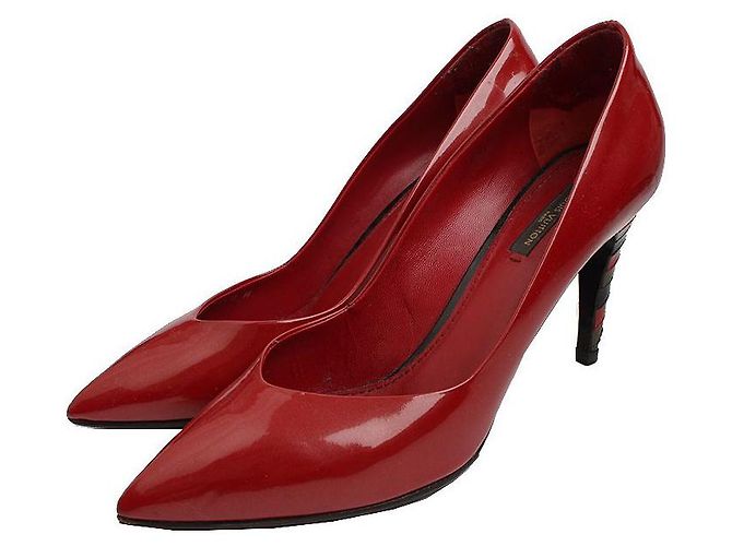 Louis Vuitton Red Patent Pumps