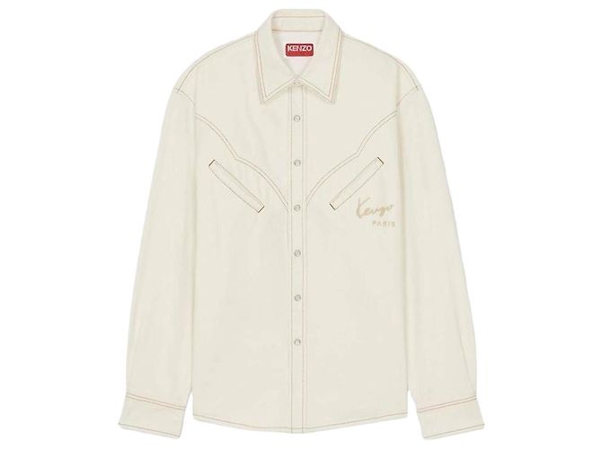 Kenzo Westernhemd WT Weiß