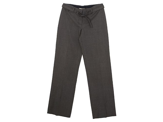 Prada Cinturón de Pantalones Tamaño Castaño 