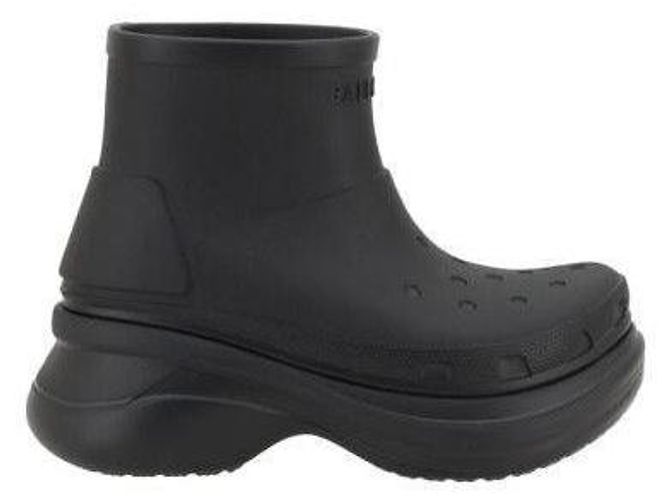 Balenciaga Crocs Boot Black