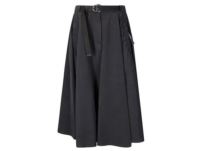 Moncler Falda midi con cinturón Negro