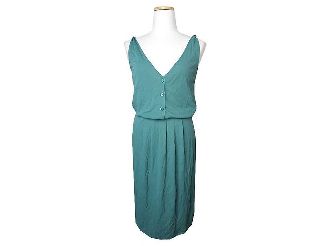 Moschino Chip and Chic Mintblaue Kleid Schwarz