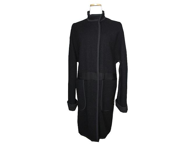 Lanvin Black Wool Coat