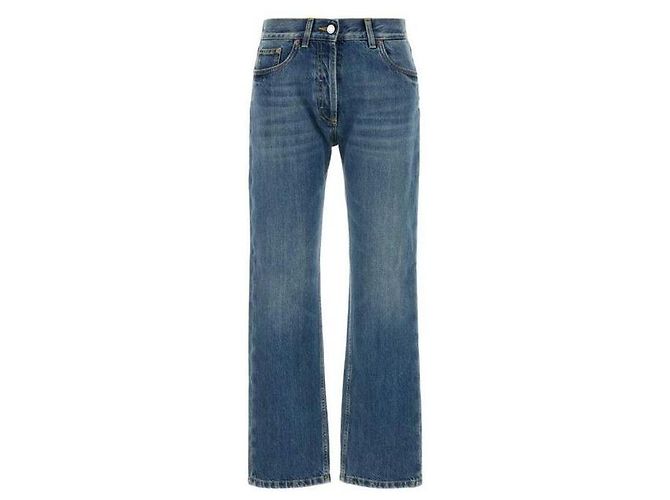 Prada Jeans de denim de pierna recta Azul 