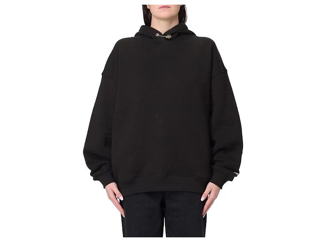 Kenzo Moletom oversized com alfinete floral Preto