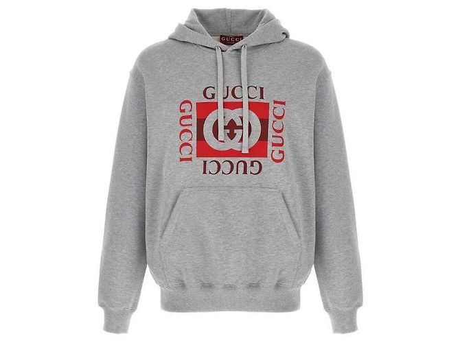 Gucci Sweatshirt aus Baumwolljersey Braun