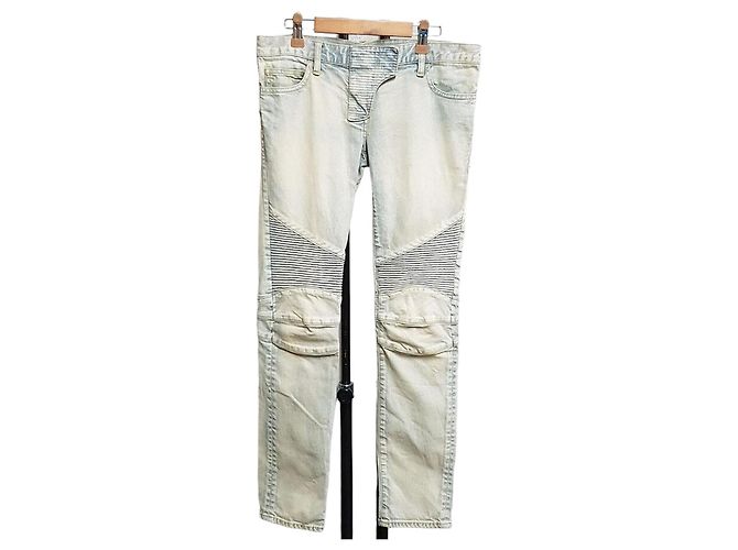 Balmain Biker-Jeans für Damen Blau 