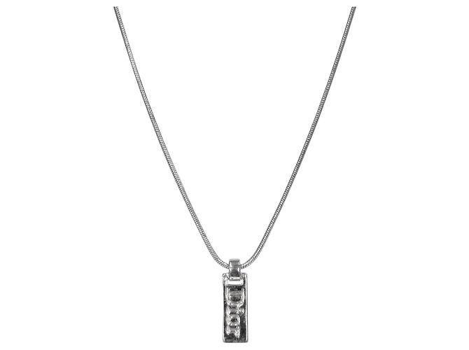 Dior Collar de plata chapada 
