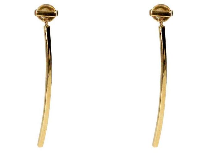 Tiffany & Co Pendientes Gold Bar Dorado