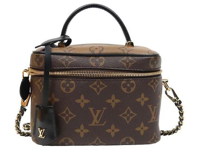 Louis Vuitton Monogram Vanity Bag Braun