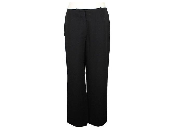 Jil Sander Black Wool Pants